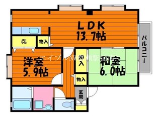 フォブールセラフィーⅤの物件間取画像